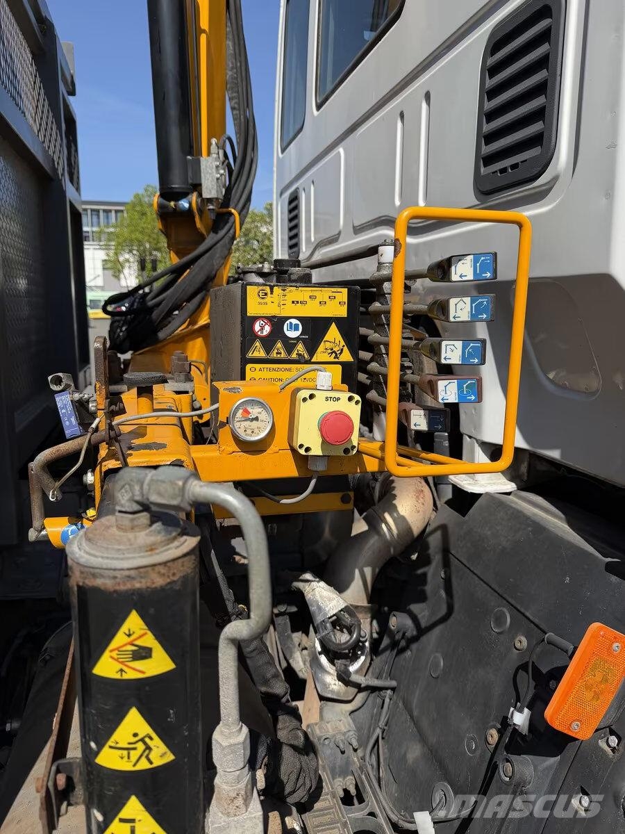 Iveco ML 80 E18/P / Kinshofer Grab / Crane 平板栏板货车