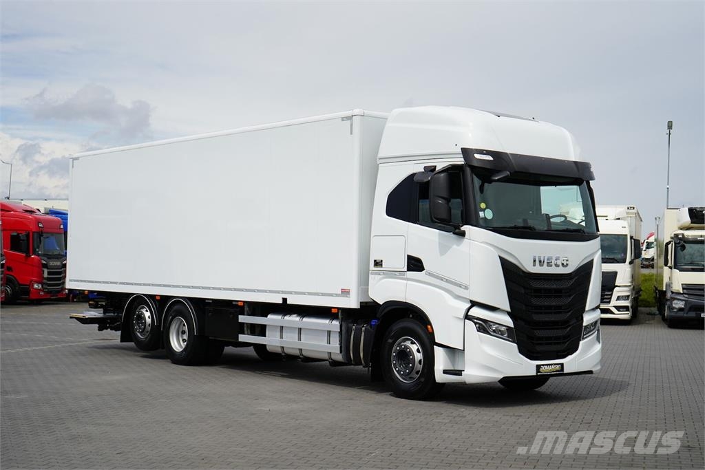 Iveco S-WAY / 420 / E 6 / KONTENER + WINDA / 22 PALETY / Kofferaufbau