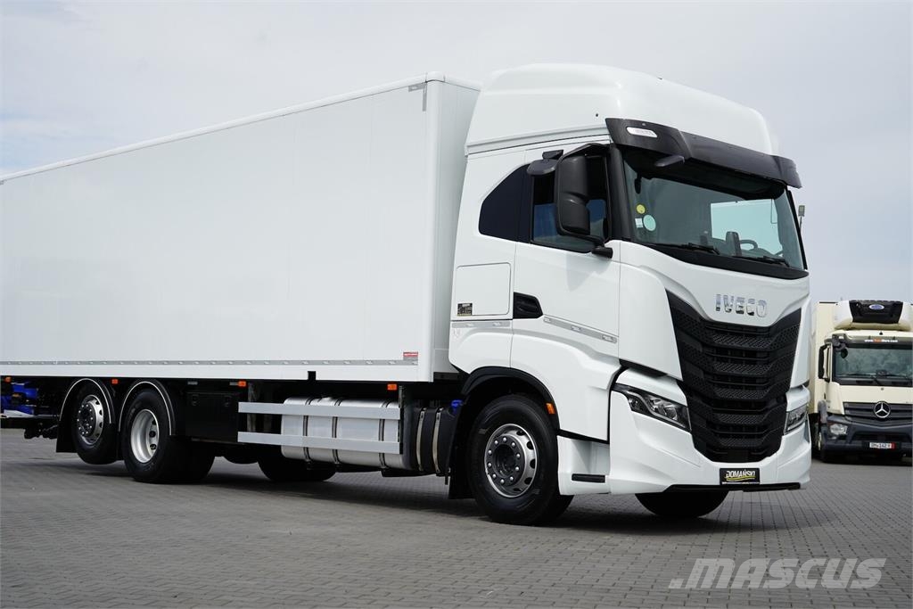 Iveco S-WAY / 420 / E 6 / KONTENER + WINDA / 22 PALETY / Kofferaufbau