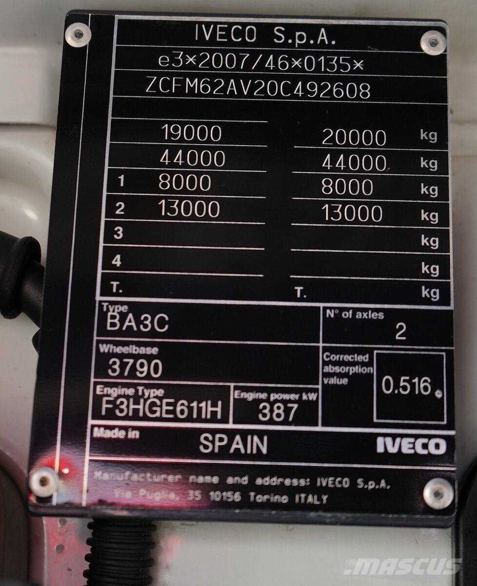 Iveco S-WAY / 530 / ACC / EURO 6 / RETARDER / I - COOL وحدات الجر