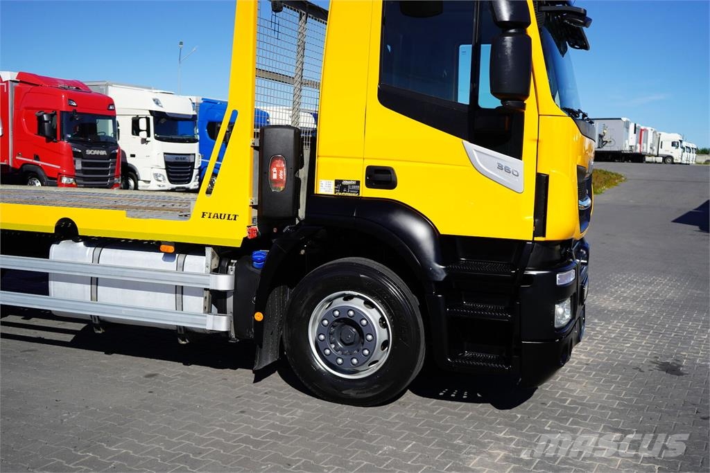 Iveco STRALIS / 360 / E 6 / ACC / 6 X 2 / LAWETA / DŁ. 9 Camion porte engin