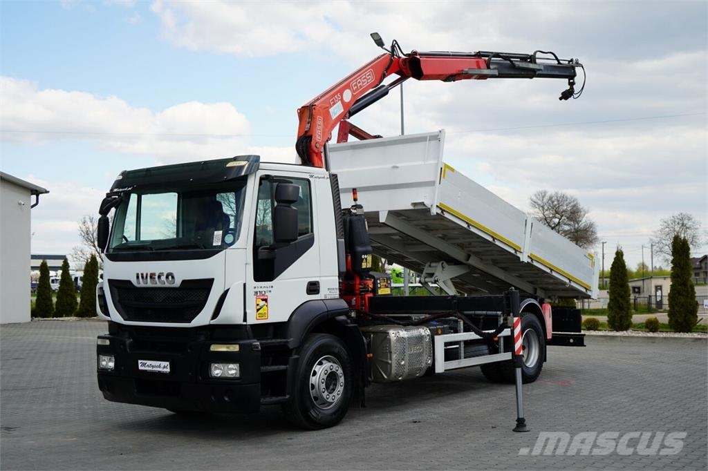 Iveco STRALIS / 310 / 4x2 /WYWROTKA - 5,3 M / HDS FASSI Kipper