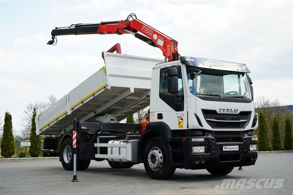 Iveco STRALIS / 310 / 4x2 /WYWROTKA - 5,3 M / HDS FASSI Kipper