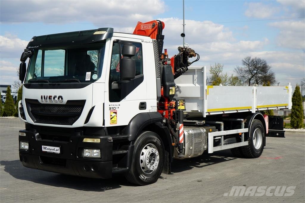 Iveco STRALIS / 310 / 4x2 /WYWROTKA - 5,3 M / HDS FASSI Kipper