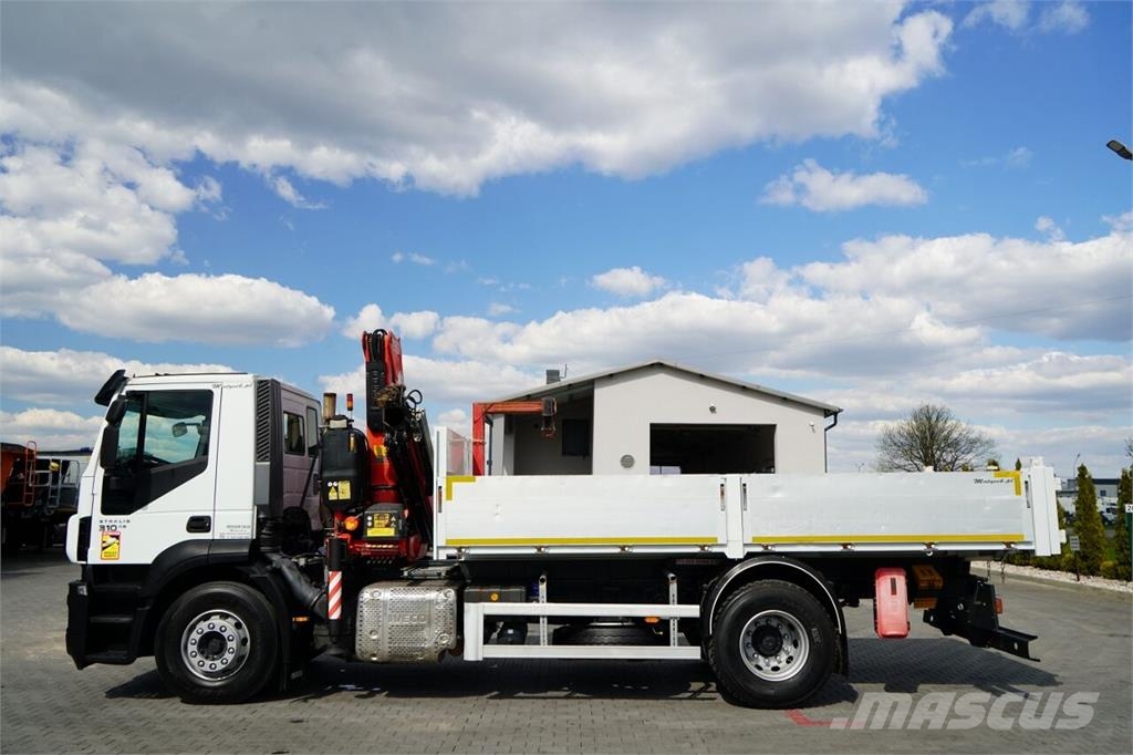 Iveco STRALIS / 310 / 4x2 /WYWROTKA - 5,3 M / HDS FASSI Kipper