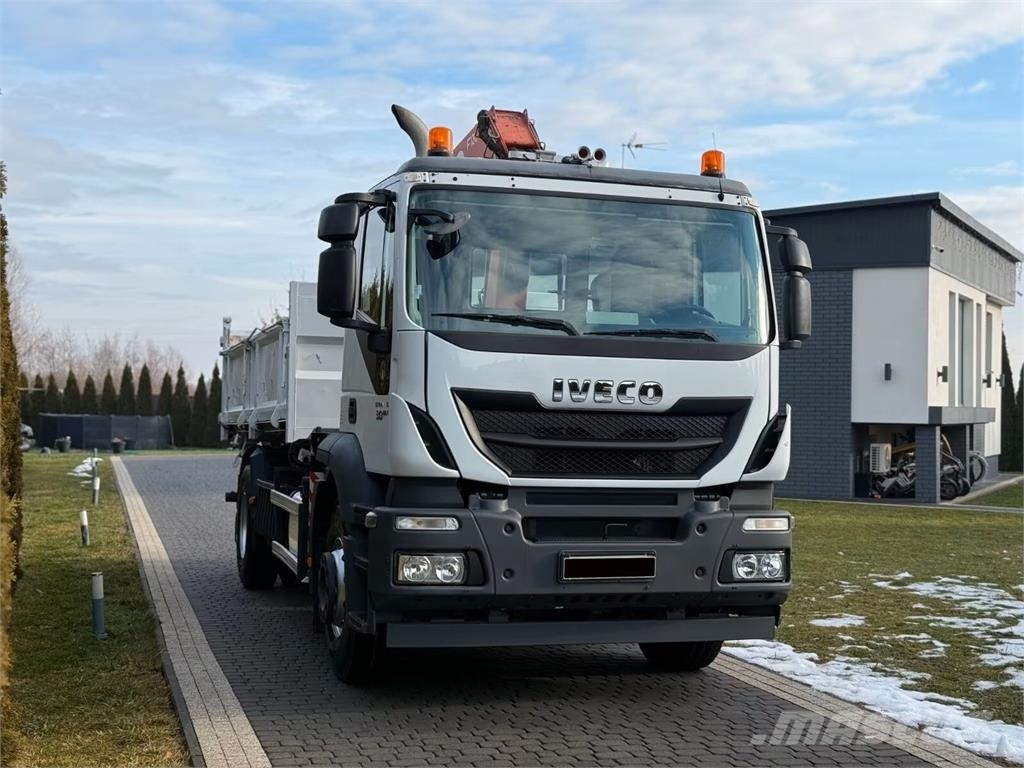 Iveco Stralis 330 - 3 way tipper + crane Kipper