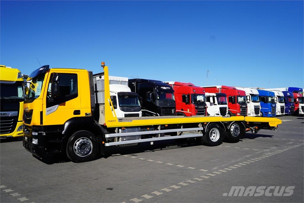 Iveco STRALIS / 360 / E 6 / ACC / 6 X 2 / LAWETA / DŁ. 9 Camion porte engin