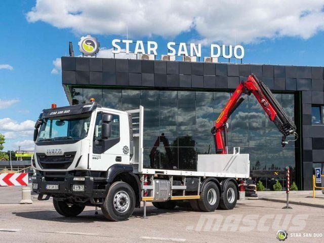 Iveco TRAKKER 360 6x4 PALFINGER PK 18502 Crane Rotato Camiones portacoches