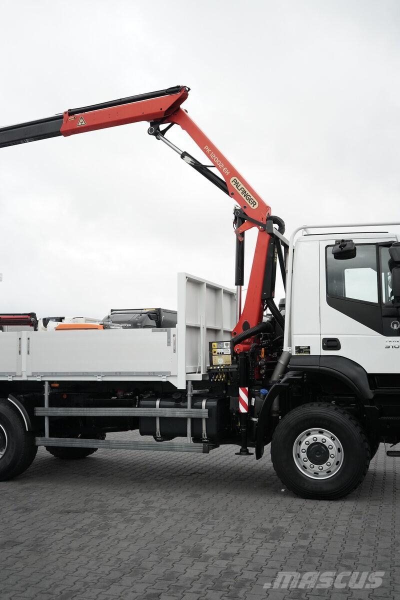 Iveco TRAKKER / 310 / EEV / 4 X 4 / SKRZYNIOWY + HDS / P Platós / Ponyvás teherautók