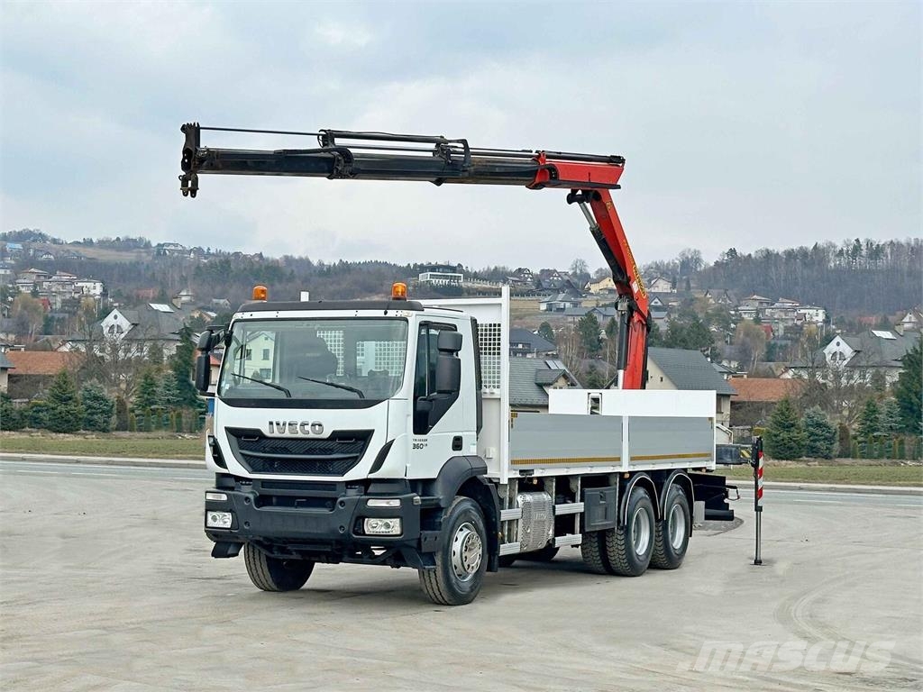 Iveco TRAKKER 360 * PRITSCHE 6,80* PK 16002 B+FUNK*6x4 平板栏板货车