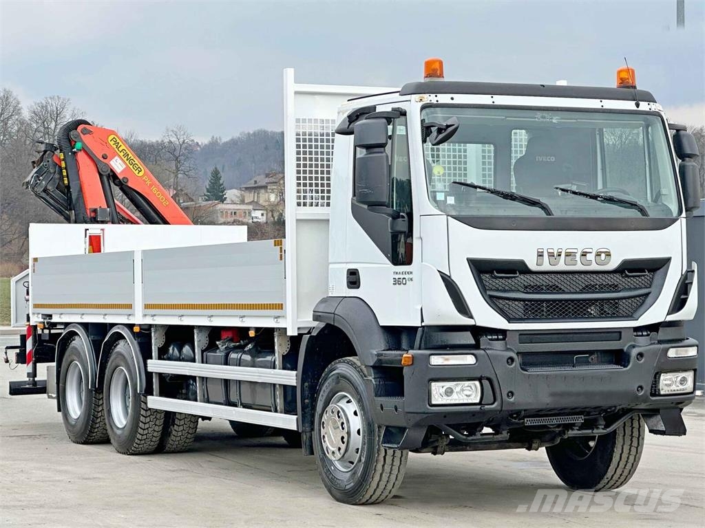 Iveco TRAKKER 360 * PRITSCHE 6,80* PK 16002 B+FUNK*6x4 平板栏板货车