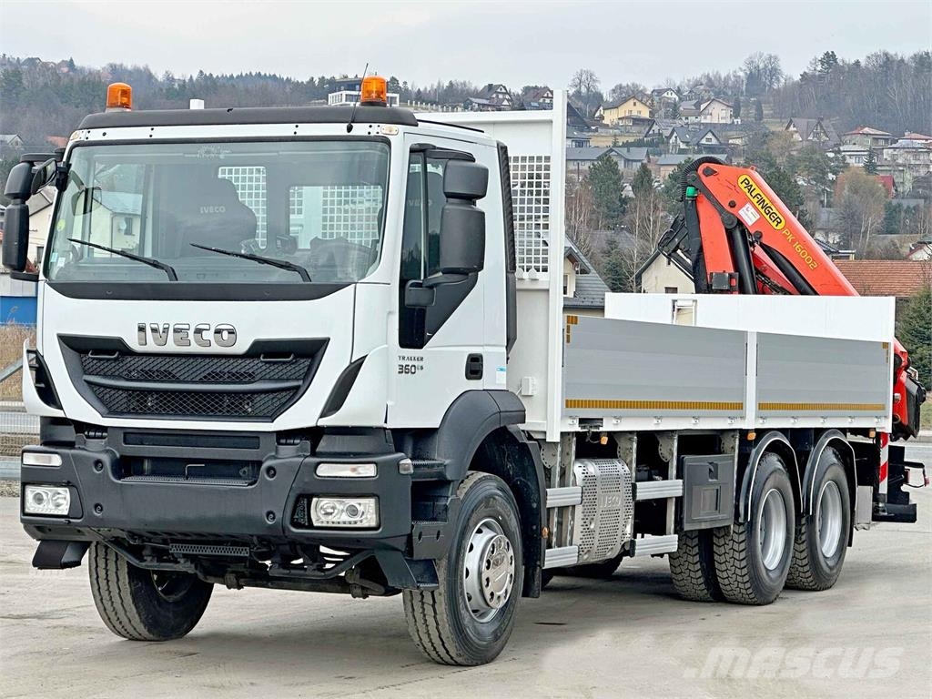 Iveco TRAKKER 360 * PRITSCHE 6,80* PK 16002 B+FUNK*6x4 平板栏板货车