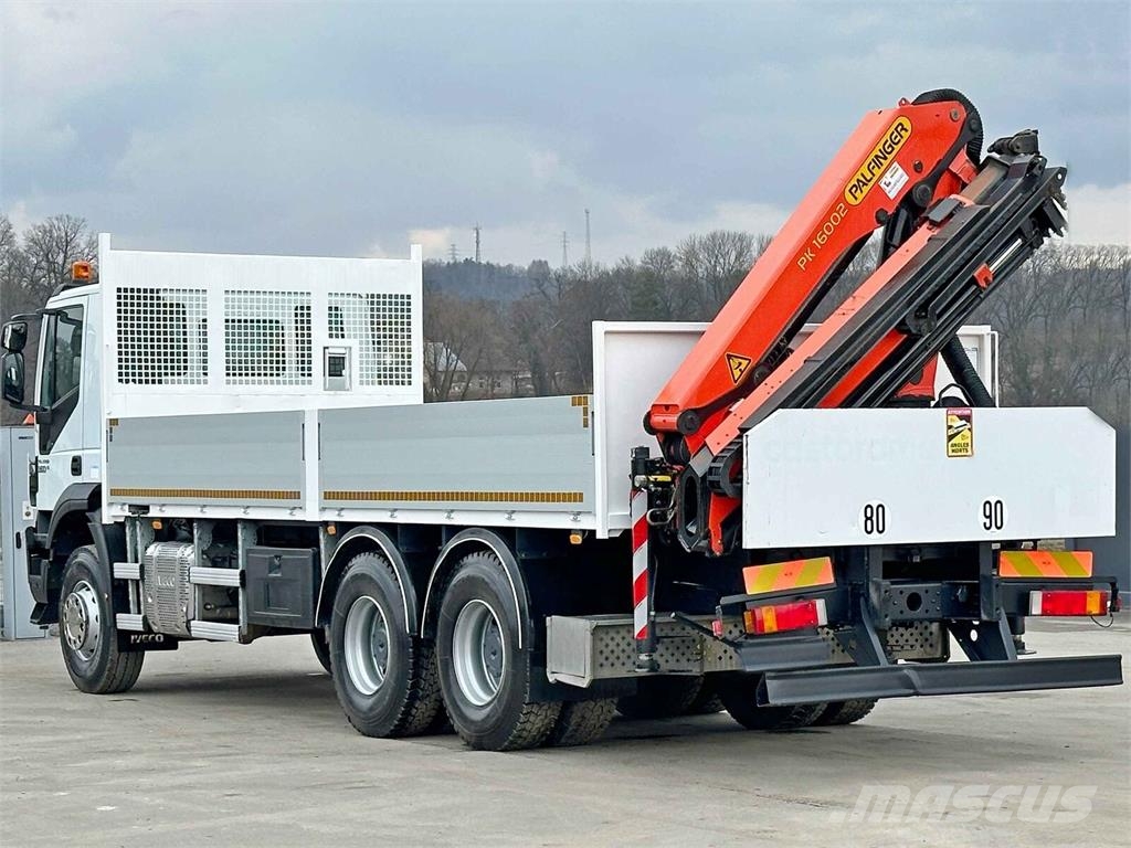 Iveco TRAKKER 360 * PRITSCHE 6,80* PK 16002 B+FUNK*6x4 平板栏板货车