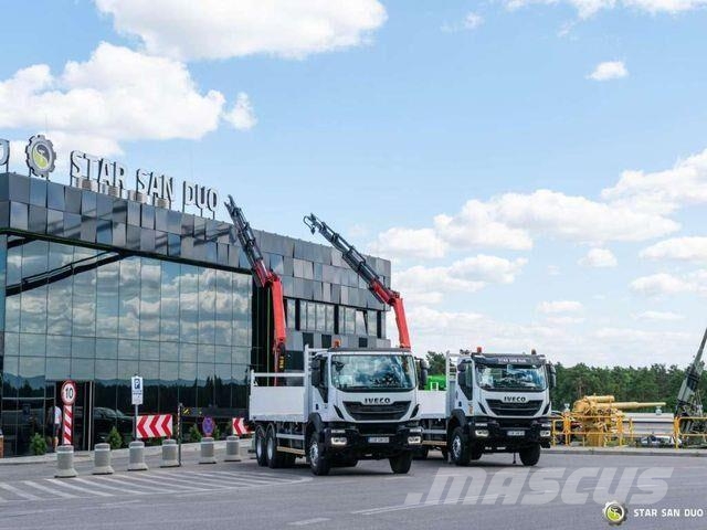 Iveco TRAKKER 360 6x4 PALFINGER PK 18502 Crane Rotato Camiones portacoches