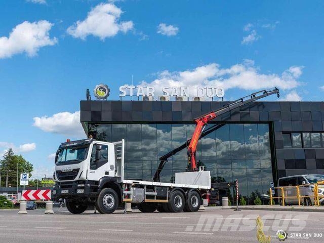 Iveco TRAKKER 360 6x4 PALFINGER PK 18502 Crane Rotato Camiones portacoches