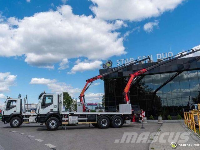 Iveco TRAKKER 360 6x4 PALFINGER PK 18502 Crane Rotato Camiones portacoches