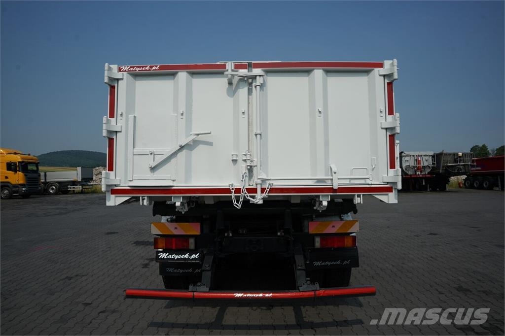 Iveco TRAKKER 410 / 6X4 / 2 STR. WYWROTKA + HDS ATLAS 12 Kipper