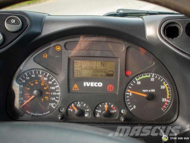 Iveco TRAKKER 450 8x8 Palfinger PK 72002 Crane Winch Lastbil med lad/Flatbed