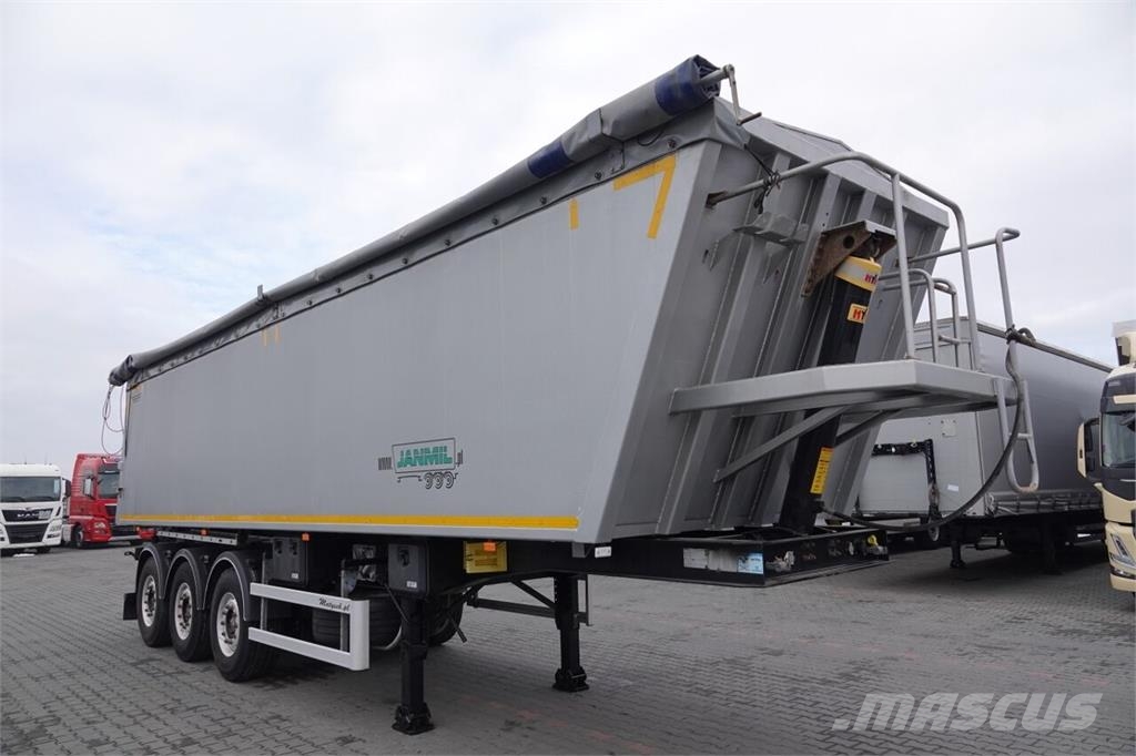 Janmil WYWROTKA / 42 m3 / TYŁ KLAPA / SAF / OŚ PODNOSZONA Tipper semi-trailers