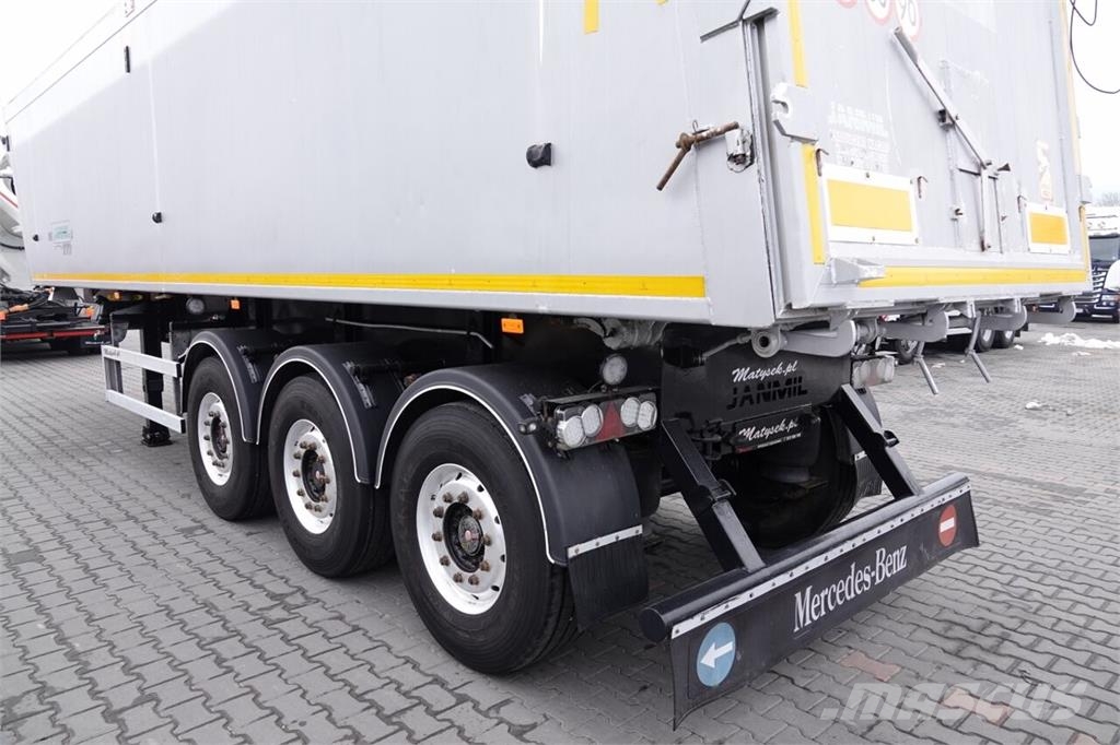 Janmil WYWROTKA / 42 m3 / TYŁ KLAPA / SAF / OŚ PODNOSZONA Tipper semi-trailers