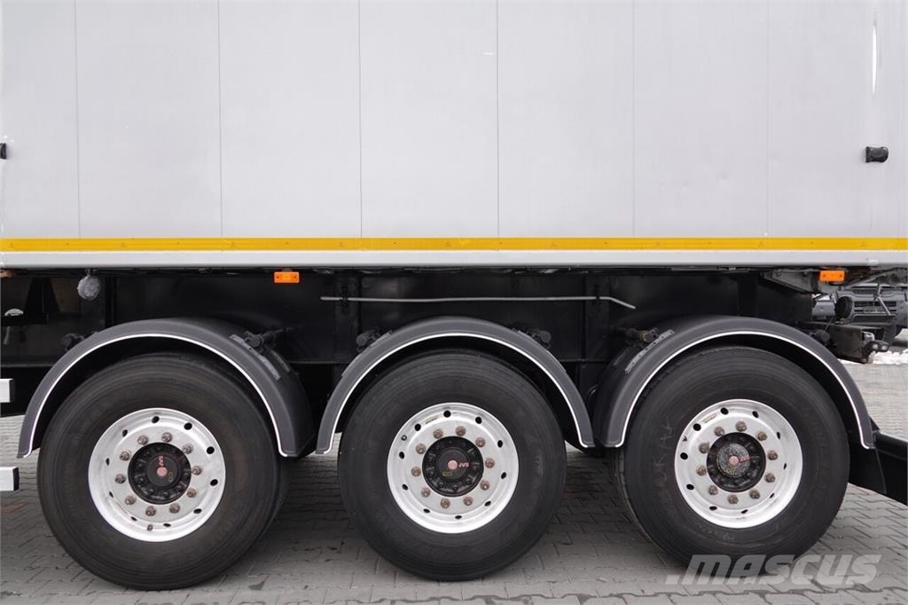 Janmil WYWROTKA / 42 m3 / TYŁ KLAPA / SAF / OŚ PODNOSZONA Tipper semi-trailers