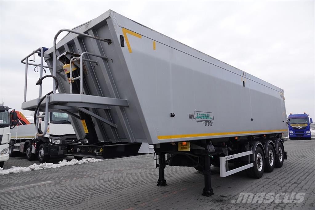 Janmil WYWROTKA / 42 m3 / TYŁ KLAPA / SAF / OŚ PODNOSZONA Tipper semi-trailers