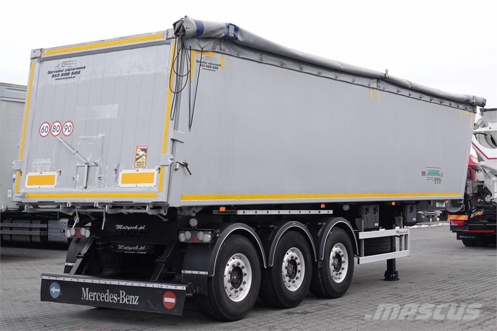 Janmil WYWROTKA / 42 m3 / TYŁ KLAPA / SAF / OŚ PODNOSZONA Tipper semi-trailers
