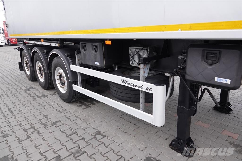 Janmil WYWROTKA / 42 m3 / TYŁ KLAPA / SAF / OŚ PODNOSZONA Tipper semi-trailers