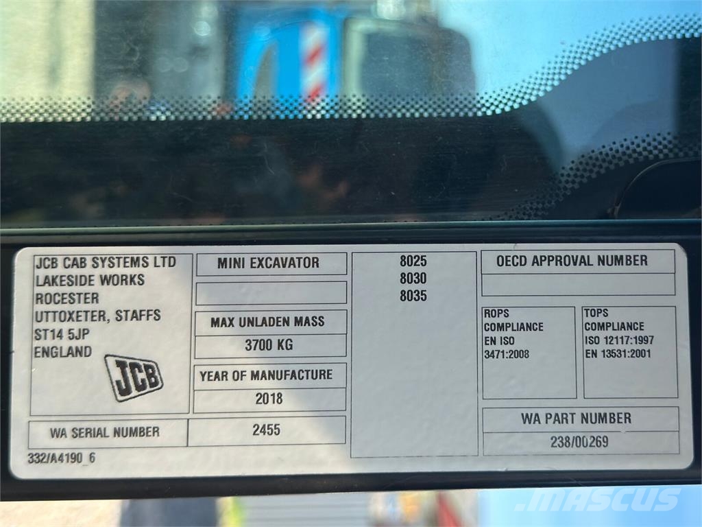 JCB 8035ZT * Raupenbagger * TOPZUSTAND Bageri guseničari