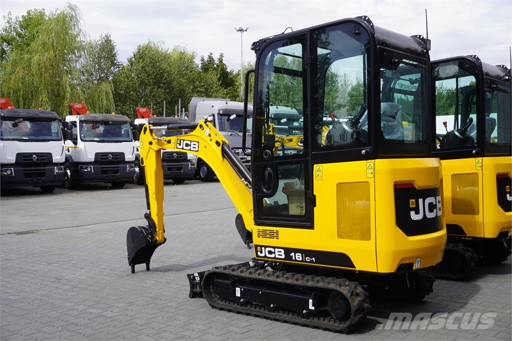 JCB NEW 16 JCB C-1 mini crawler excavator / joysticks  Minigraafmachines < 7t
