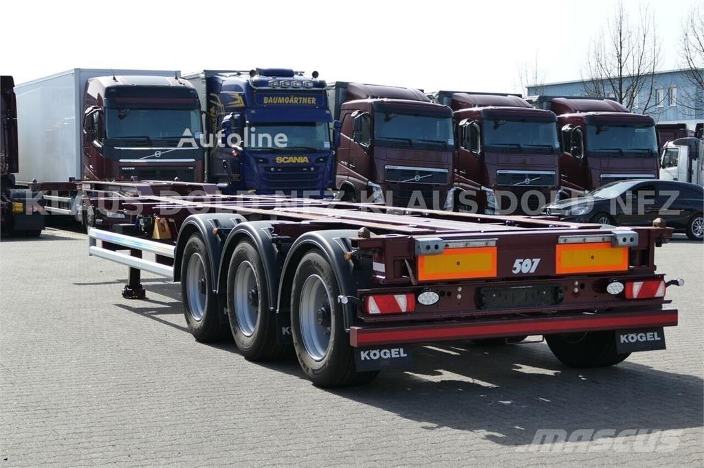 Kögel Port 45 BDF Swap Body Chassis / Multi Chassis / Li Podvozky a zavesenie kolies