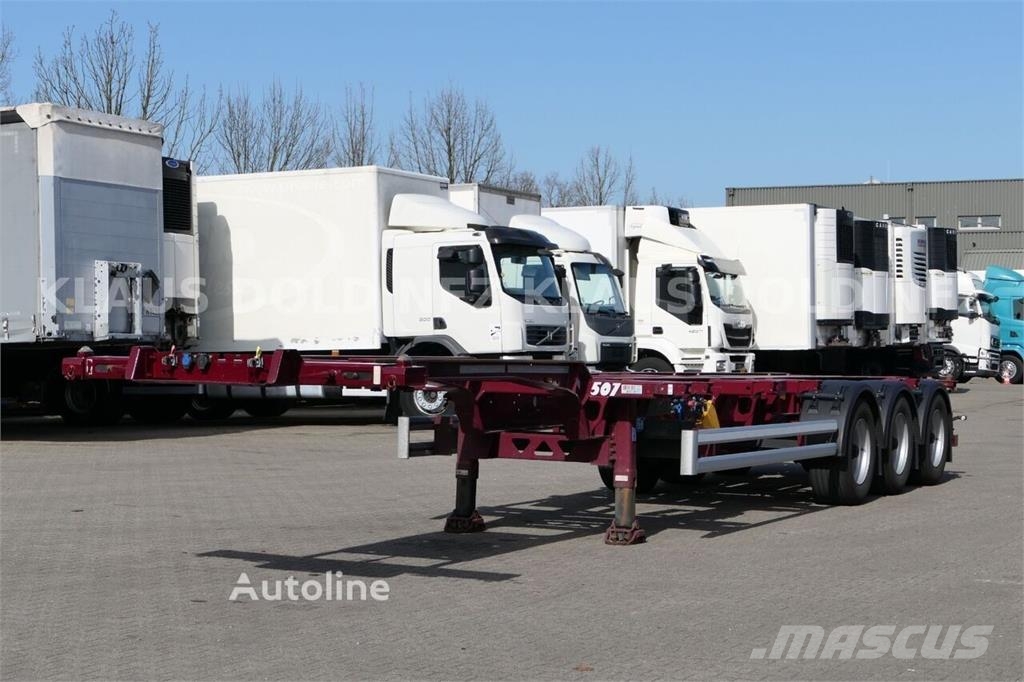 Kögel Port 45 BDF Swap Body Chassis / Multi Chassis / Li Podvozky a zavesenie kolies