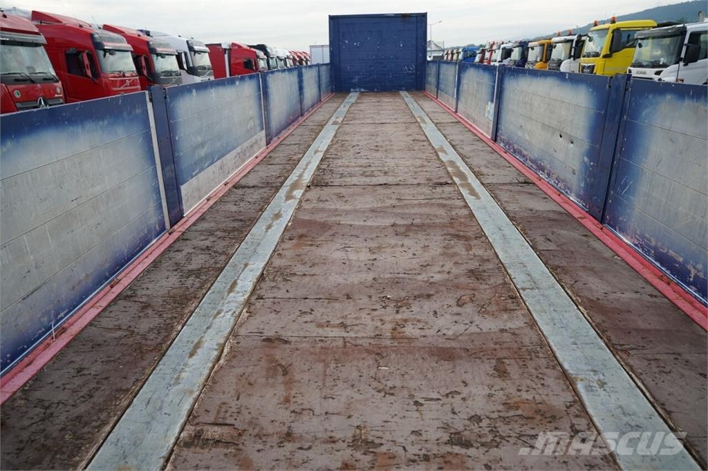 Kögel S 24-1 Semirremolques de plataformas planas/laterales abatibles