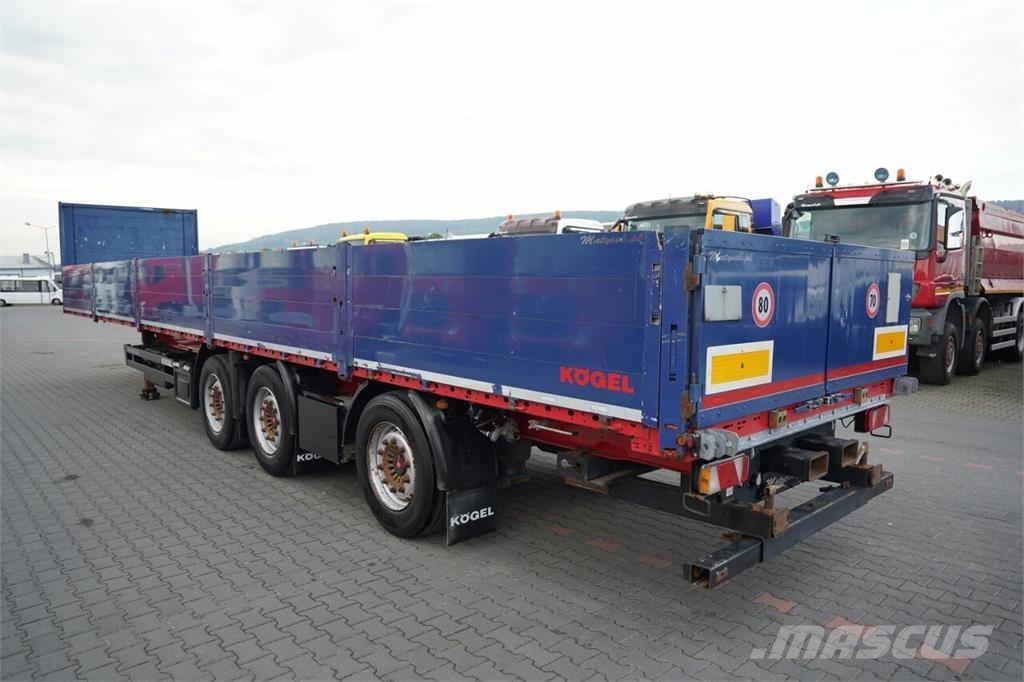 Kögel S 24-1 Semirremolques de plataformas planas/laterales abatibles