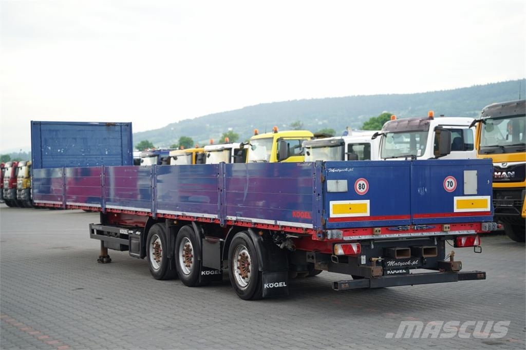 Kögel S 24-1 Semirremolques de plataformas planas/laterales abatibles