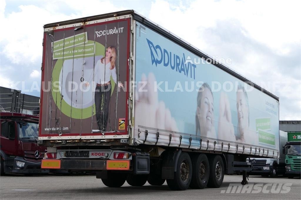 Kögel S24-1 / Curtainsider Semi-Trailer / 94 m³ / Lift A Semirremolques de caja de lona