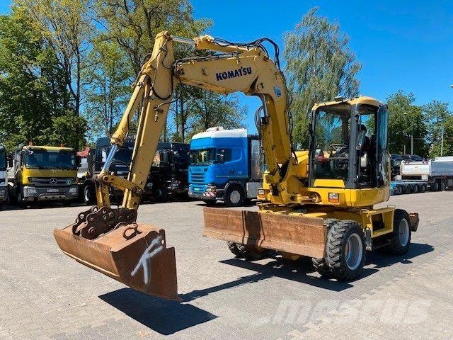 Komatsu PW 118 MR-8 حفارات بعجل