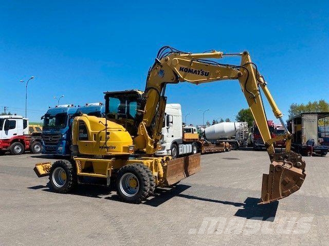 Komatsu PW 118 MR-8 حفارات بعجل