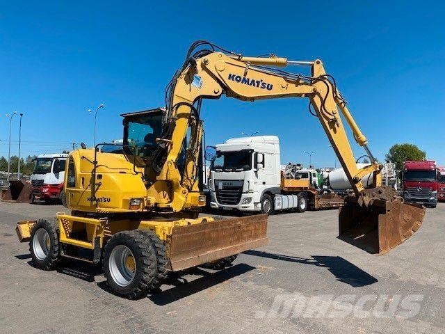 Komatsu PW 118 MR-8 حفارات بعجل