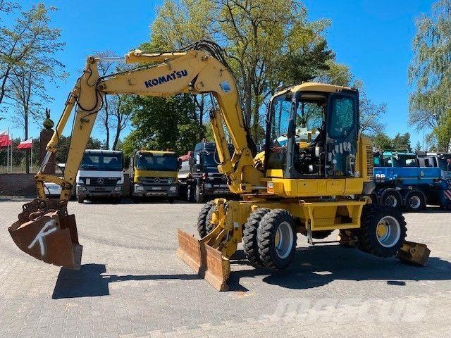 Komatsu PW 118 MR-8 حفارات بعجل