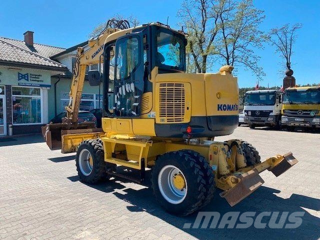 Komatsu PW 118 MR-8 حفارات بعجل
