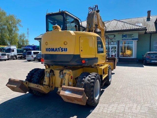 Komatsu PW 118 MR-8 حفارات بعجل