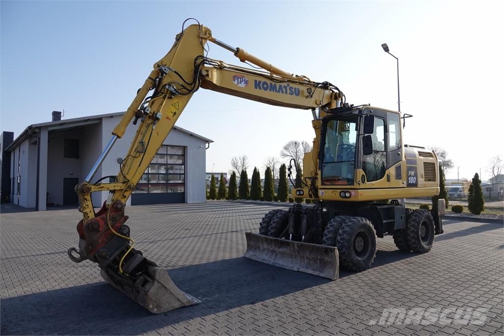 Komatsu PW 180-10 / KOPARKA KOŁOWA / 2017 ROK / حفارات بعجل