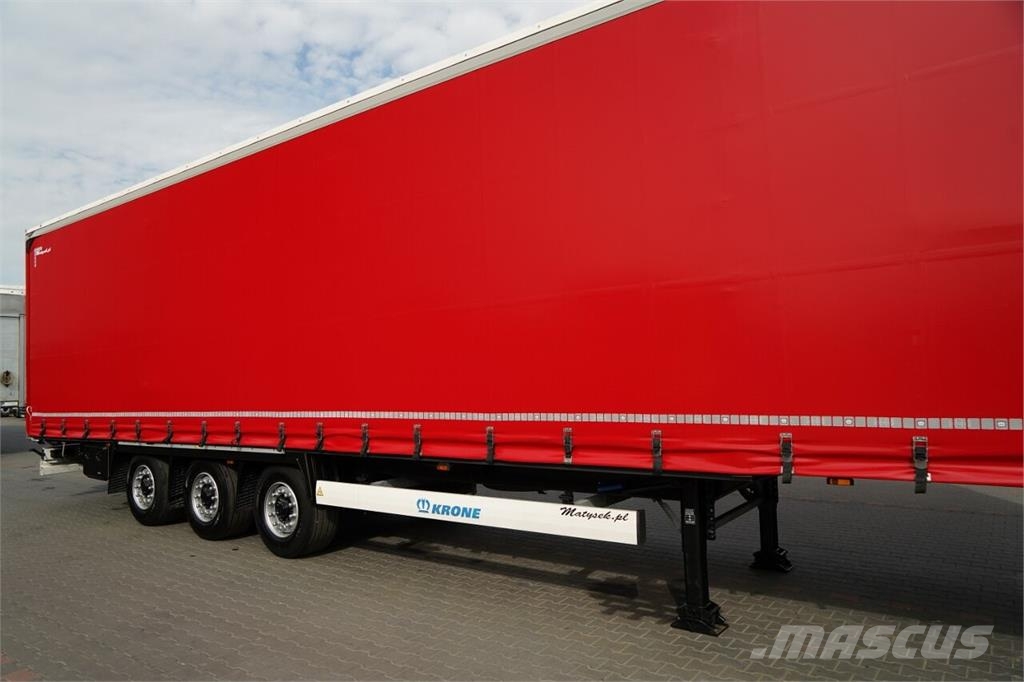 Krone FIRANKA MEGA / LOW DECK / OŚ PODNOSZONA / DACH POD Curtain sider semi-trailers