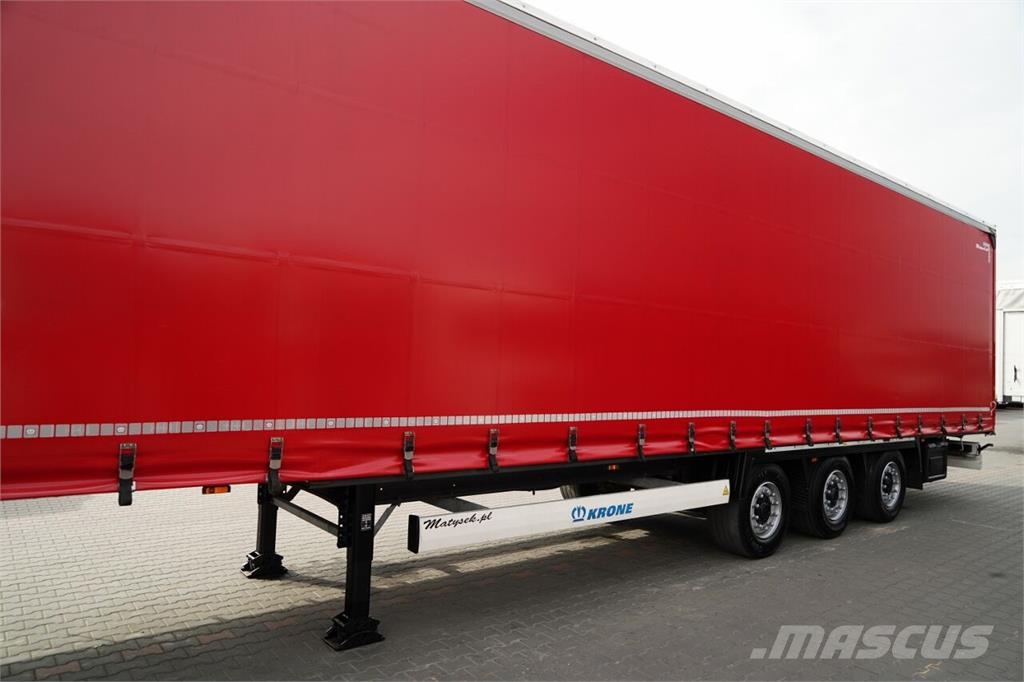 Krone FIRANKA MEGA / LOW DECK / OŚ PODNOSZONA / DACH POD Curtain sider semi-trailers
