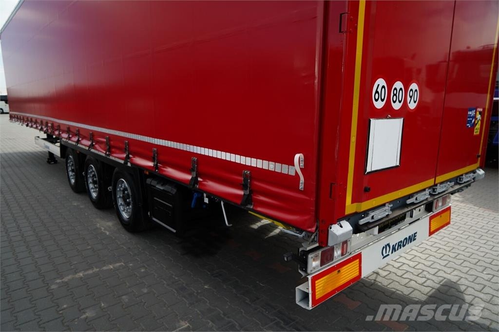 Krone FIRANKA MEGA / LOW DECK / OŚ PODNOSZONA / DACH POD Curtain sider semi-trailers
