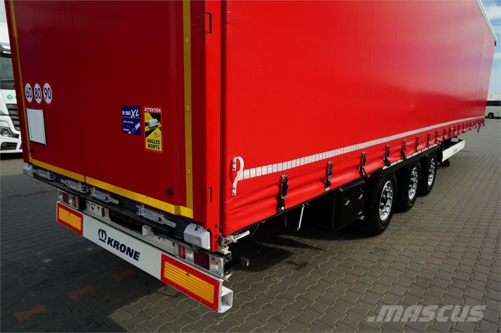 Krone FIRANKA MEGA / LOW DECK / OŚ PODNOSZONA / DACH POD Curtain sider semi-trailers