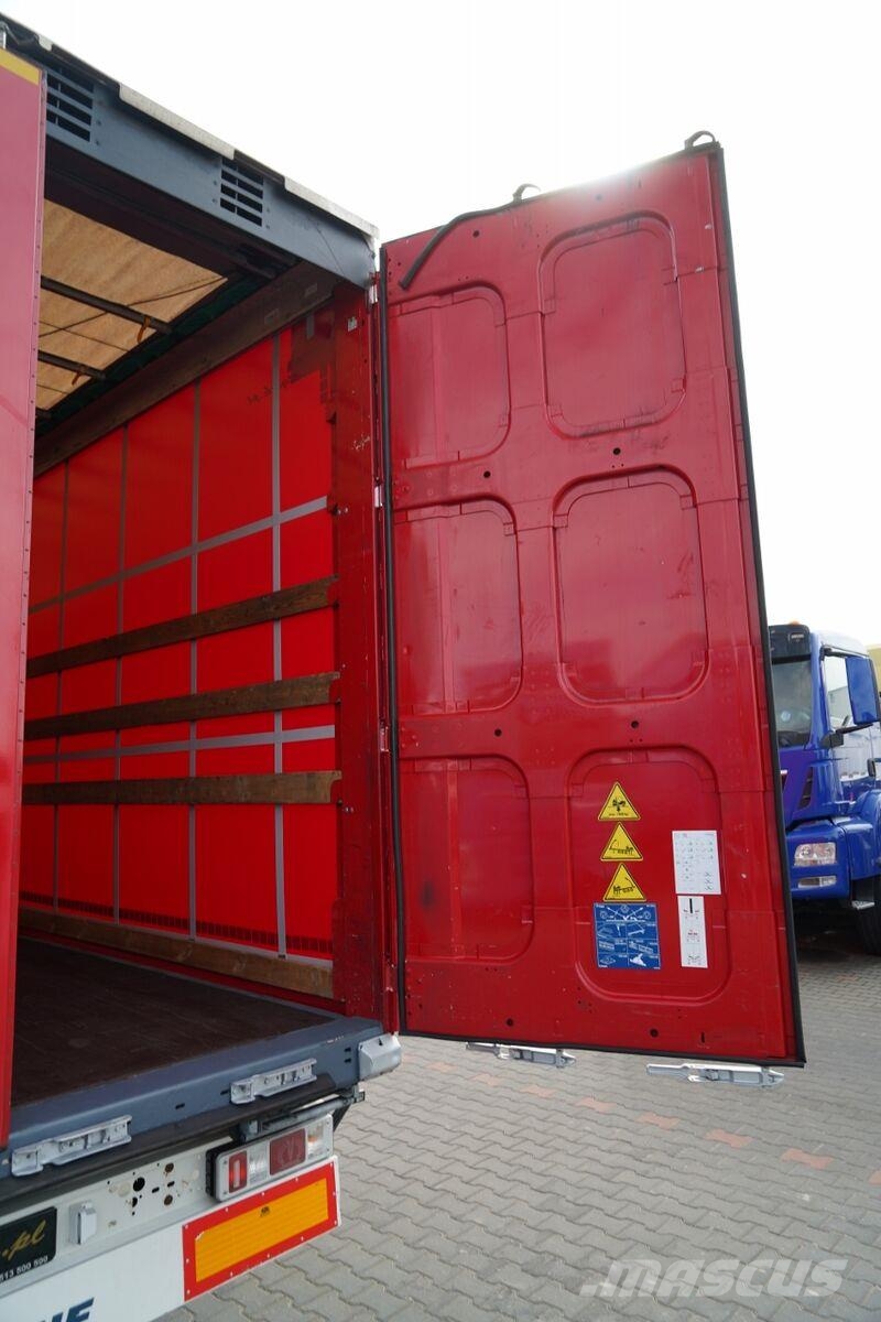 Krone FIRANKA MEGA / LOW DECK / OŚ PODNOSZONA / DACH POD Curtain sider semi-trailers