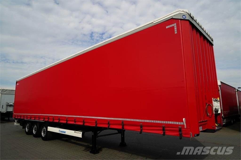 Krone FIRANKA MEGA / LOW DECK / OŚ PODNOSZONA / DACH POD Curtain sider semi-trailers