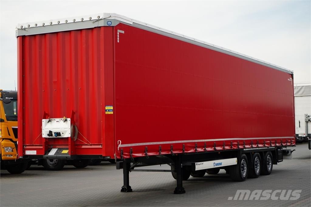 Krone FIRANKA MEGA / LOW DECK / OŚ PODNOSZONA / DACH POD Curtain sider semi-trailers